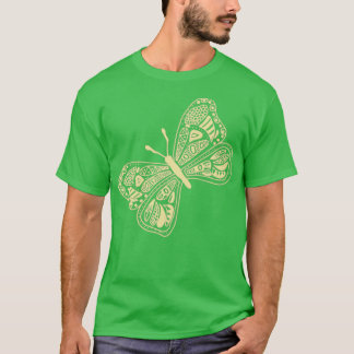 Mandala vlindervlindergist T-shirt