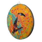 Mandala vogel dartbord (Voorkant Rechts)
