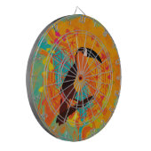 Mandala vogel dartbord (Voorkant Links)