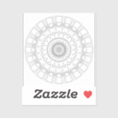 mandala voor het kleuren van pagina's sticker (Vel)