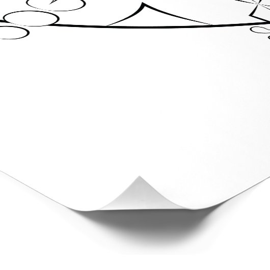 Mandala voor het tekenen van volwassen kleur perfect poster (Hoek)