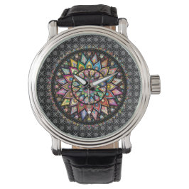 Mandala . Vrede, liefde, horloge