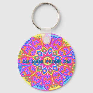 MANDALA W/ MANTRA Sleutelhanger