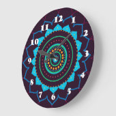 Mandala Wall Clock Grote Klok (Hoek)