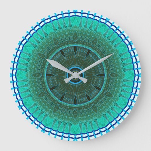 Mandala Wall Clock Grote Klok (Voorkant)