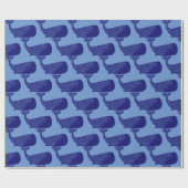 Mandala Walvis Silhouet Patroon Cadeaupapier (Vlak)
