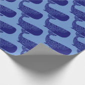 Mandala Walvis Silhouet Patroon Cadeaupapier (Hoek)