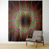 Mandala Wandkleed (In situ)