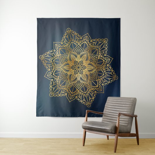 Mandala Wandkleed (In situ)
