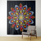Mandala Wandkleed (In situ)