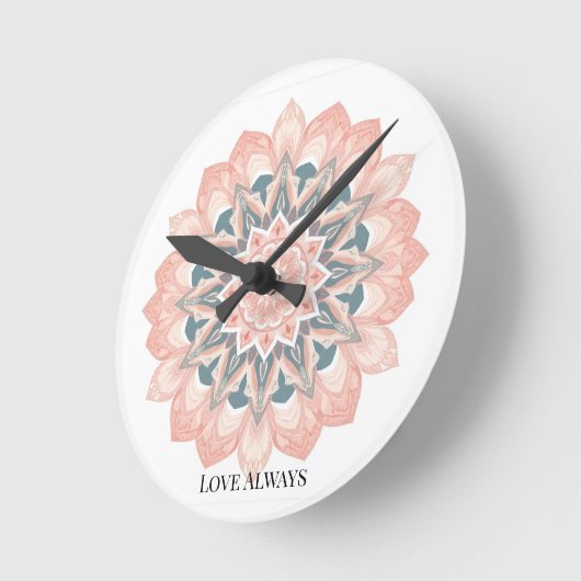 Mandala wandklok – Arabesque kunst (Hoek)