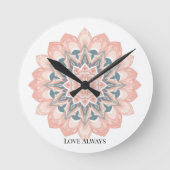 Mandala wandklok – Arabesque kunst (Voorkant)