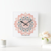 Mandala wandklok – Arabesque kunst (Huis)