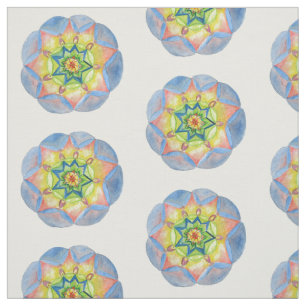 Mandala Watercolor Katoen (56" breedte) Stof