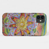 Mandala waterverf iPhone SE + iPhone 5/5S Hoesje (Achterkant (horizontaal))