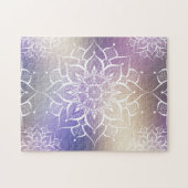 Mandala waterverf nebula yoga zen legpuzzel (Horizontaal)