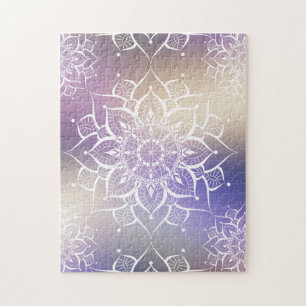 Mandala waterverf nebula yoga zen legpuzzel