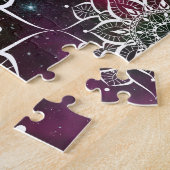 Mandala waterverf nebula yoga zen legpuzzel (Zijkant)