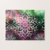 Mandala waterverf nebula yoga zen legpuzzel (Horizontaal)