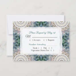Mandala Wedding RSVP-kaart RSVP Kaartje