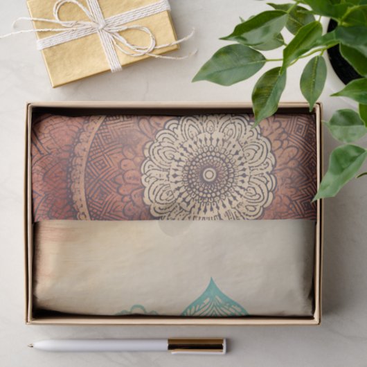 Mandala Weefsel Pagina Tissuepapier (Geschenk)