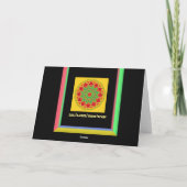 Mandala Wenskaart Kaart (Achterkant)