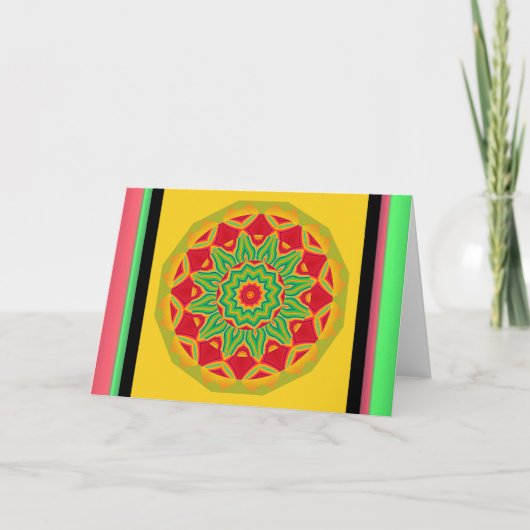Mandala Wenskaart Kaart (Voorkant)