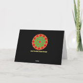 Mandala wenskaart kaart (Achterkant)