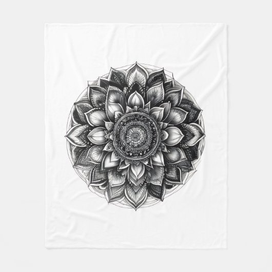 mandala werpdeken fleece deken (Voorkant)