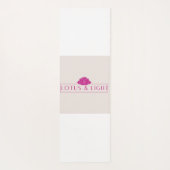 Mandala-White Yogamat (Achterkant)