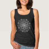 Mandala wit t-shirt (Voorkant)