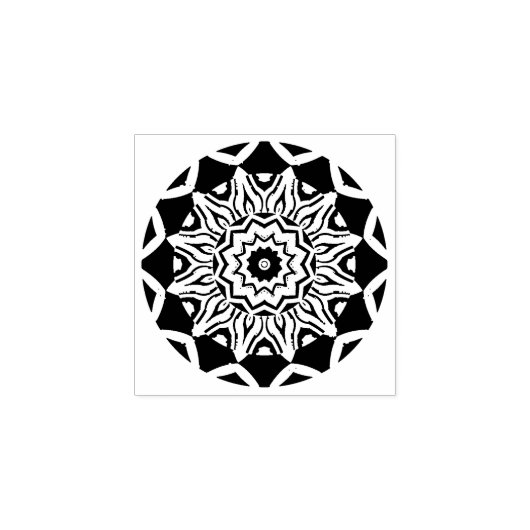 Mandala Wood Art Stamp Rubberstempel (Afrduk)