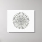 Mandala World Canvas Afdruk (Voorkant)