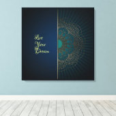 Mandala - Wrapped Canvas Afdruk (Insitu (Houten vloer))