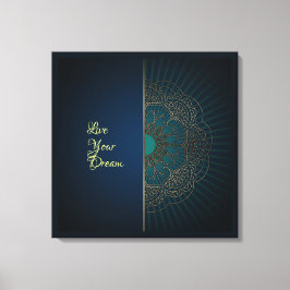 Mandala - Wrapped Canvas Afdruk