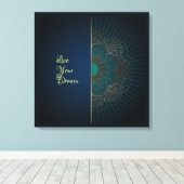 Mandala - Wrapped Canvas Afdruk (Insitu (Houten vloer))