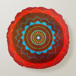 Mandala Yoga Cadeau Foto Ronde kussen