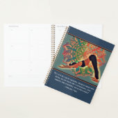 Mandala Yoga Downward Dog Atharva Veda Planner (Display)