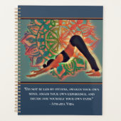 Mandala Yoga Downward Dog Atharva Veda Planner (Voorkant)