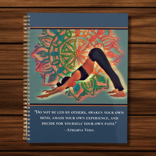 Mandala Yoga Downward Dog Atharva Veda Planner