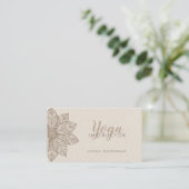 Mandala Yoga-instructeur Visitekaartje (Staand voorkant)