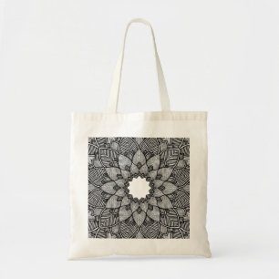 Mandala Yoga Instructor Lotus Flower Tote Bag