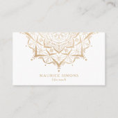 Mandala Yoga Instructor Yoga Teacher Visitekaartje (Voorkant)