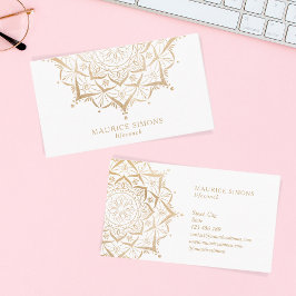 Mandala Yoga Instructor Yoga Teacher Visitekaartje