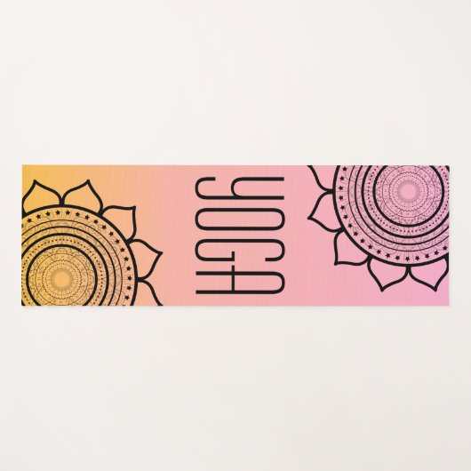 Mandala, Yoga Mat Gift Set (Voorkant (horizontaal))