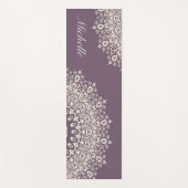 Mandala Yoga Mat met naam, , aangepast (Voorkant)