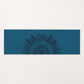 Mandala Yoga Mat, Sunflower Exercise Mats Yogamat (Voorkant (horizontaal))