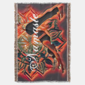 Mandala Yoga Meditation Namaste Spiritueel Deken (Voorkant Verticaal)