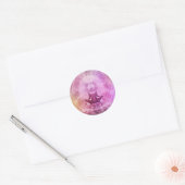 Mandala Yoga Meditation Ronde Sticker (Envelop)