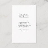 Mandala Yoga Pilates Wellness Visitekaartje (Achterkant)